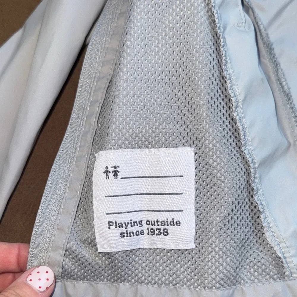 Columbia Kids Light Gray Raincoat